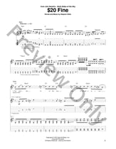 $20 Fine Guitar and Fretted sheet music cover